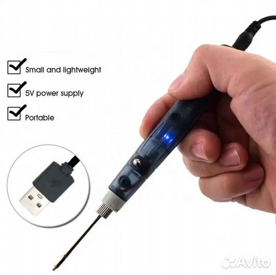 Портативный мини USB паяльник 8 Вт