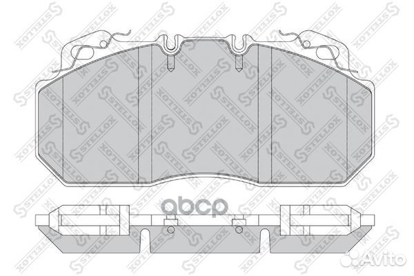 85-11417-SX колодки дисковые с р/к 29090Omn RV