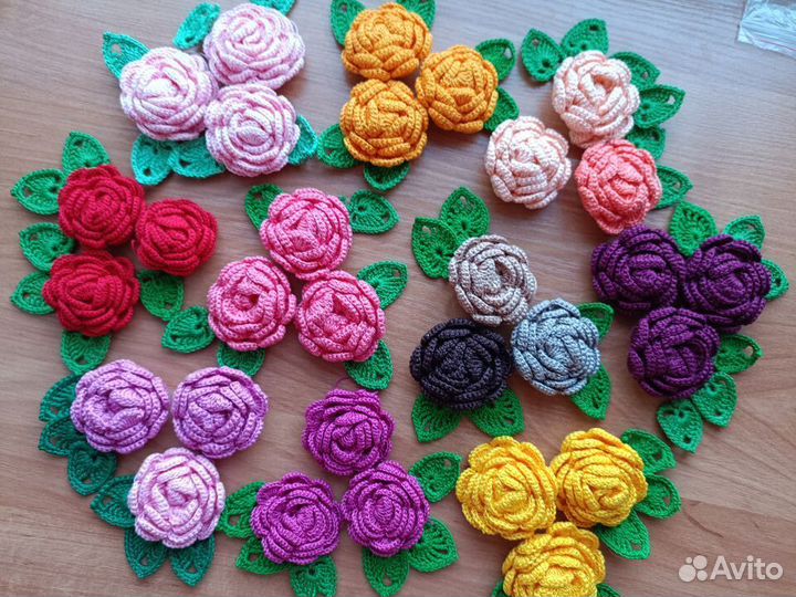 Наборы с обьёмными розами