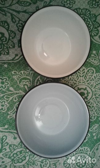 Миска эмал. 3 л, диам.28 см, блюдо огнеупор.стекло