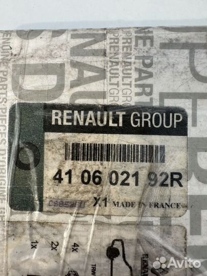 Тормозные колодки Renault 41 06 021 92R оригинал