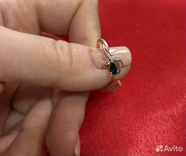 Комплект серьги и кольцо