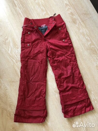 Штыны для девочки непромокаемые