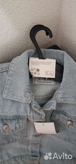 Джинсовая куртка zara для девочки