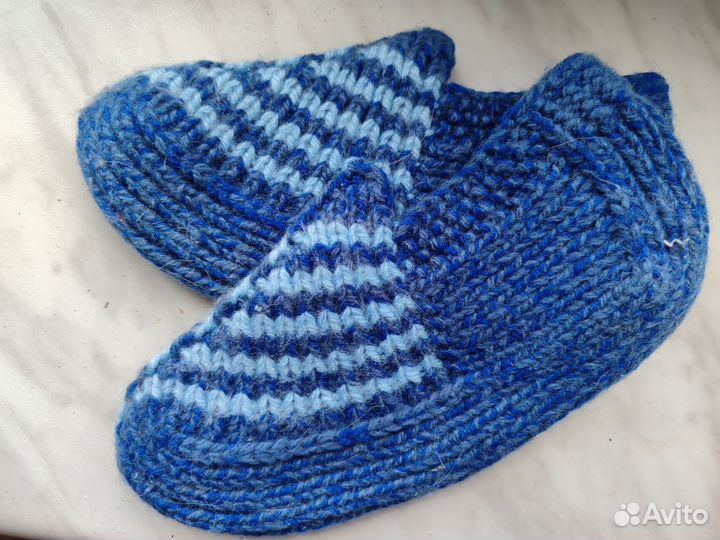 Носки вязаные детские 19 см по стельке