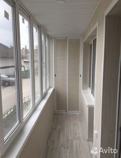 Лоджия теплый пвх профиль