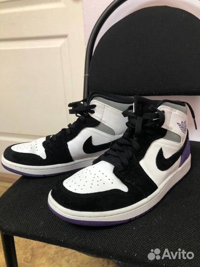 Кроссовки Air Jordan 1 Mid SE Varsity Purple