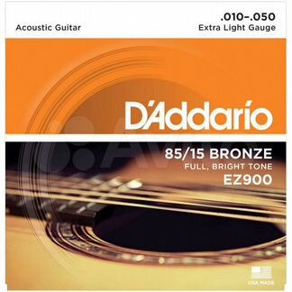 Daddario EZ900 - Струны для акустической гитары Да