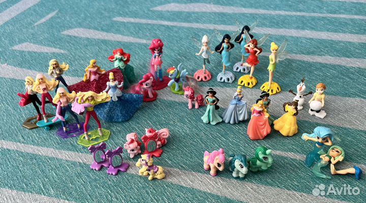 Игрушки из Kinder, феи, Barbie