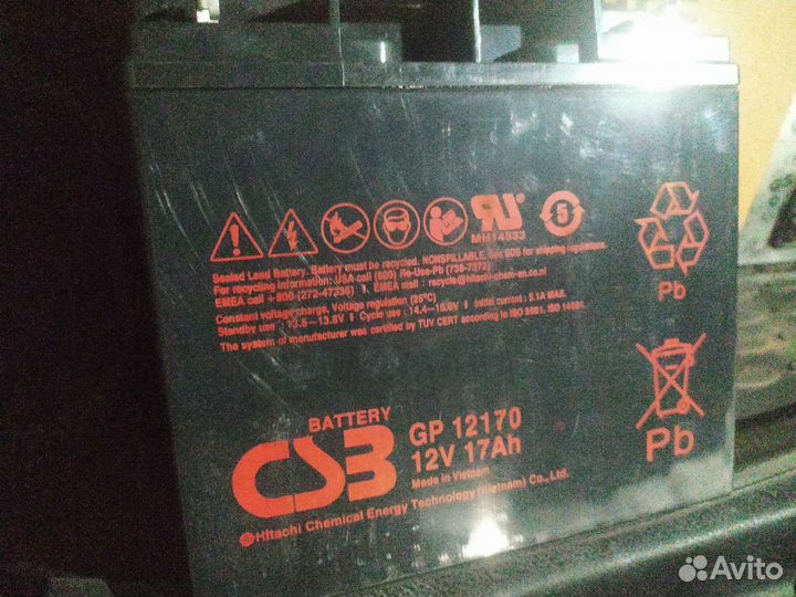 Аккумулятор CSB GP 12170 под APS(12V / 17Ah)