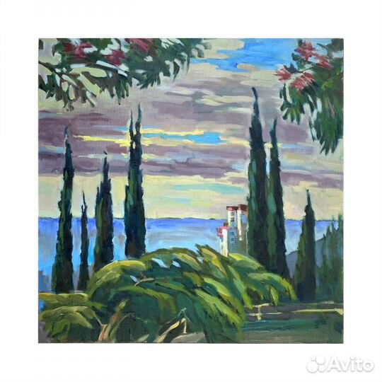 Картина маслом на холсте пейзаж