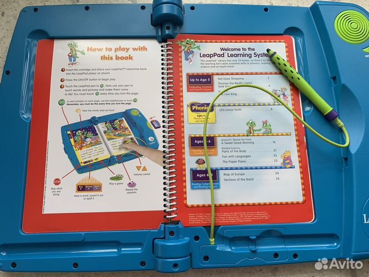 LeapPad Leap Frog обучающий планшет