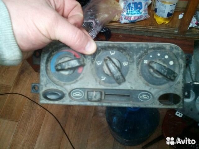 Блок Управление печкой Деу Матиз