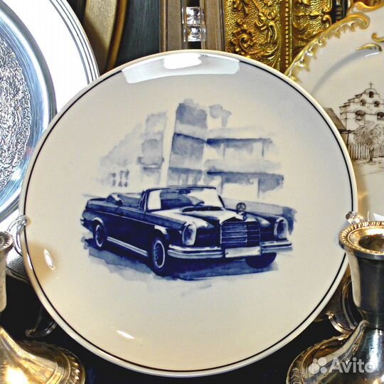 Тарелка.Мейсен.Мерседес.Коллекционная.Авто