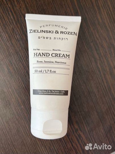 Крем для рук zielinski rose, jasmine,narcisus