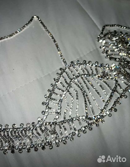 Топ бра из страз