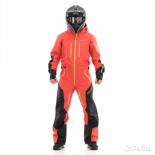 Комбинезон DragonFly Superlight 3L, Красно-желтый