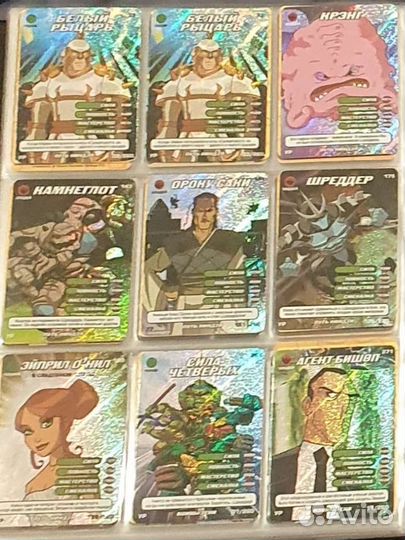 Полная коллекция карточек черепашки ниндзя
