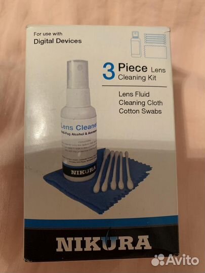 Комплект для чистки объектива nikura