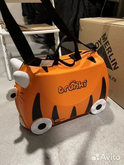 Детский чемодан trunki тигр