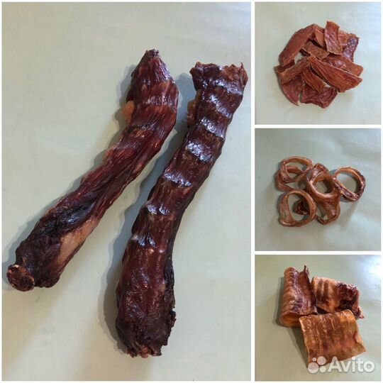 Сушеные лакомства для собак