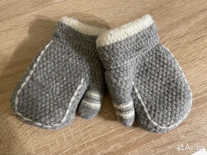 Варежки детские размер 14