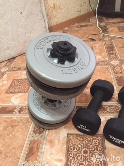 Гантели разборные бу