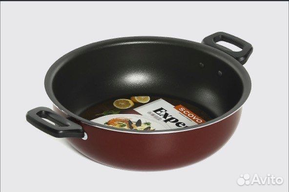 Жаровня с крышкой и сковорода 24 см Scovo