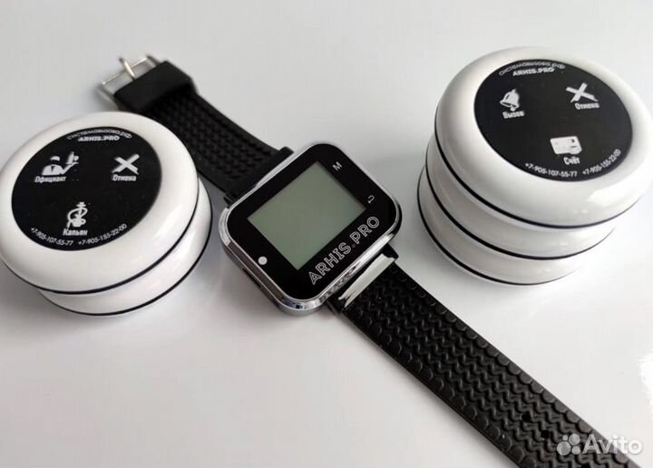 Кнопка вызова персонала, официанта, часы-пейджер