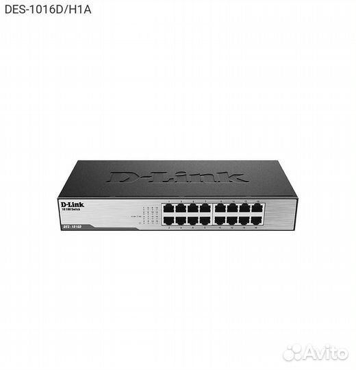 DES-1016D/H1A, Коммутатор D-Link DES-1016D Неуправля