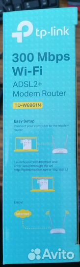 Роутер adsl2+ TP-link TD-W8961N