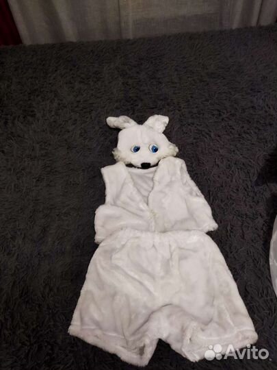 Новогодний костюм для мальчика зайчика