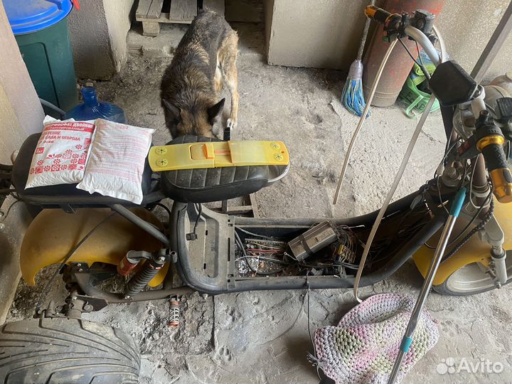 Электро скутер трехколесный