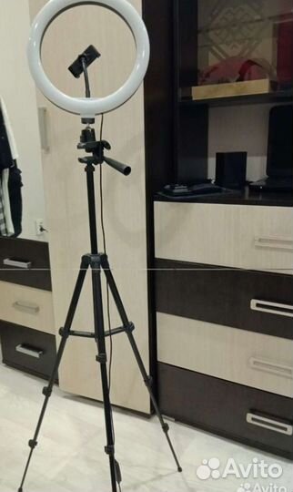 Кольцо лампа для селфи, съемки видео