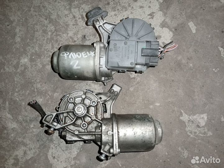 Моторчик трапеции дворников на Рено Флюенс 2011г