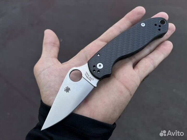 Нож spyderco paramilitary 3 карбон