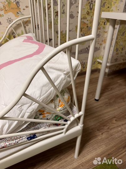 Детская кровать IKEA с матрасом