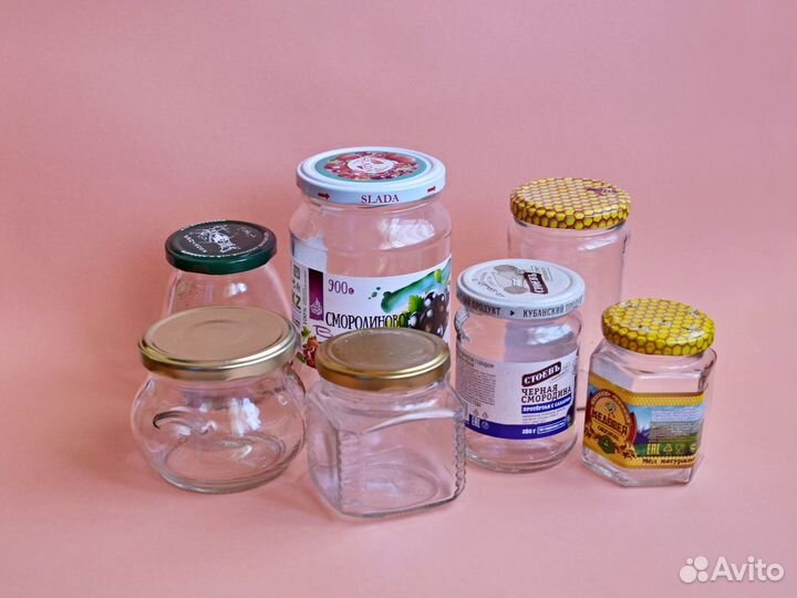 Банки стеклянные с крышками 20 штук
