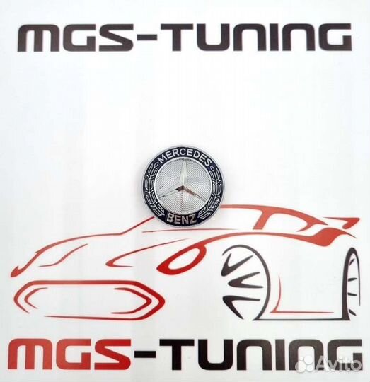 Заглушка в решетку радиатора Mercedes S-class W221