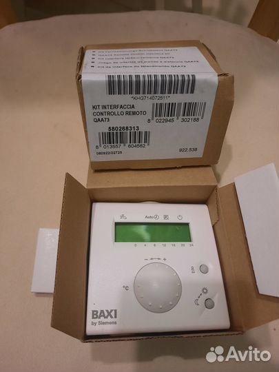 Регулятор baxi QAA73, датчики QAA50,QAC,QAD