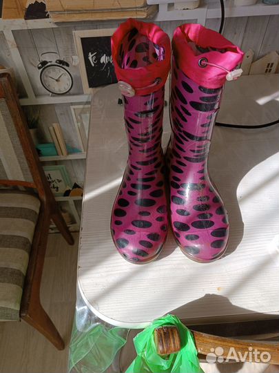 Детские резиновые сапоги 34 размер