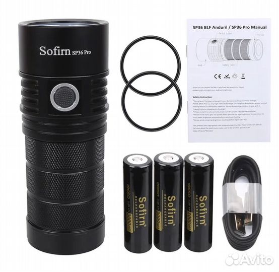 Поисковый фонарь Sofirn Sp 36 pro (4sst 40)