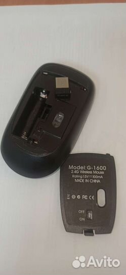 Мышка беспроводная с бесшумными кнопками