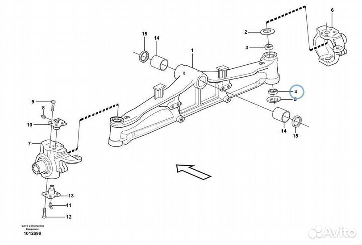 045161 (45161) Подшипник шкворня сферический