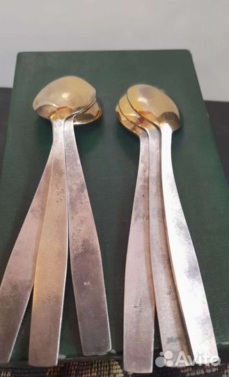 Ложки чайные мельхиоровые СССР в коробке