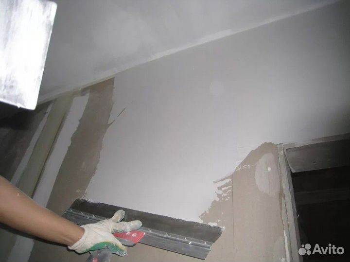 Шпаклевка и Штукатурка стен