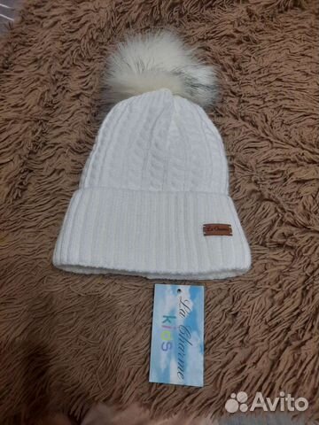 Шапка со снудом для девочки