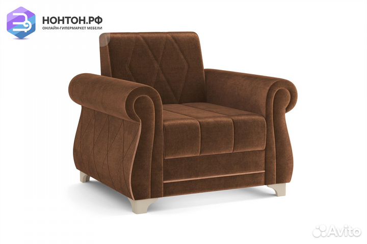 Кресло Порто коричневое