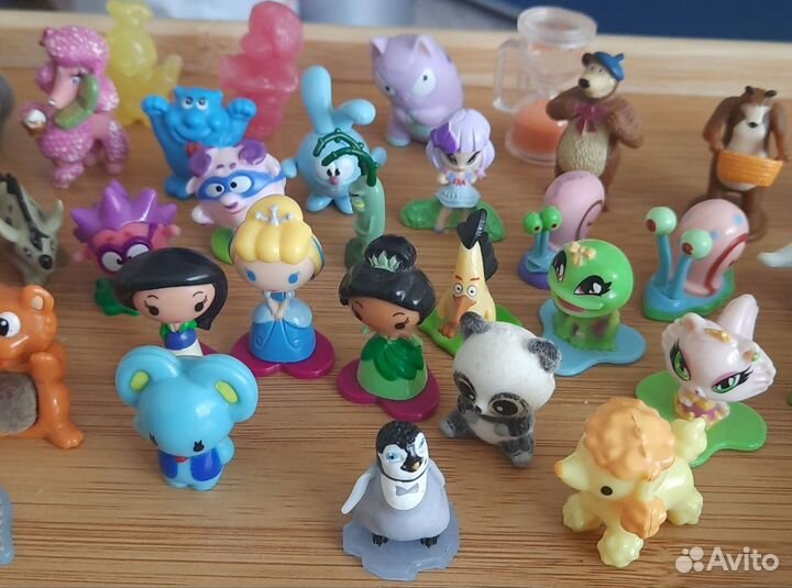 Игрушки цельные из киндера пакетом