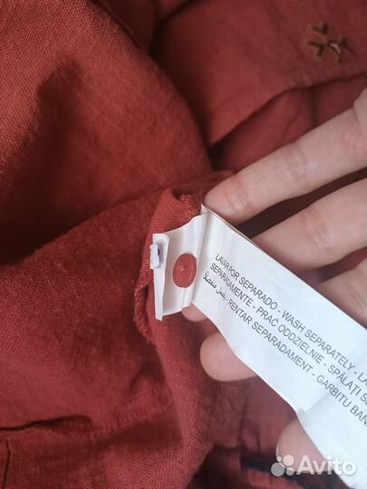 Платье вышиванка Zara